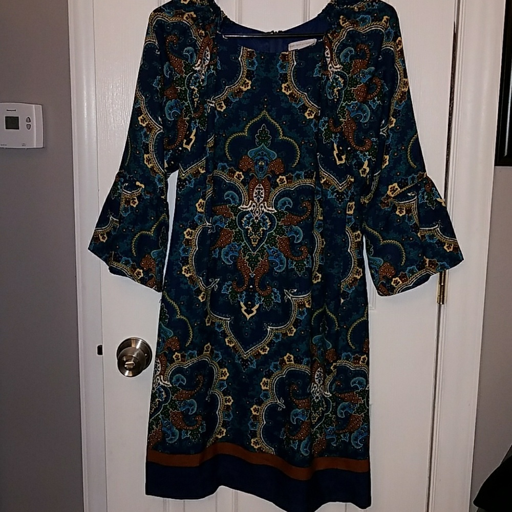 New York & Company dress with Indian patterns